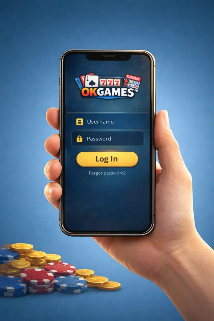 Visit the OKGames Login App - okgames login app